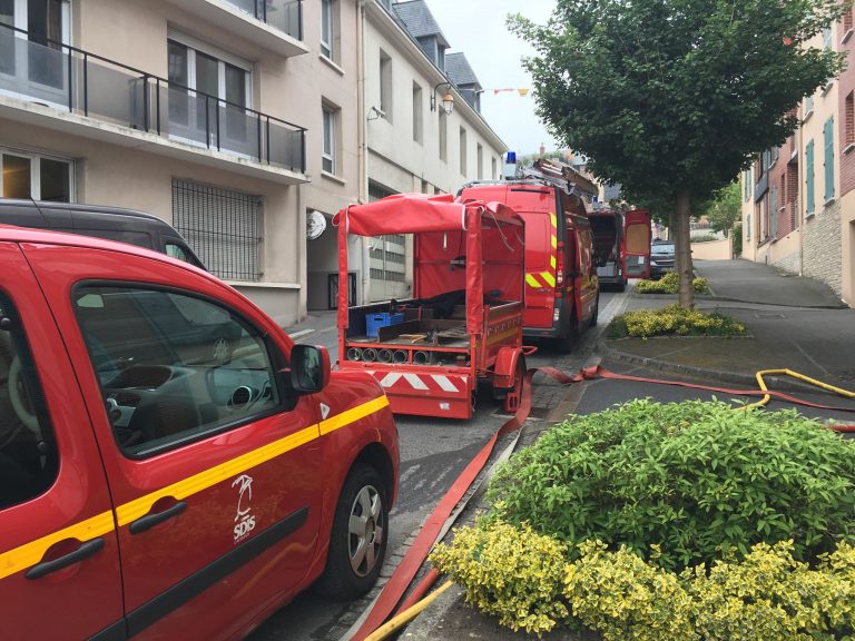 Inondation dans le parking de l’immeuble « Les Fontaines Saint-Léonard »