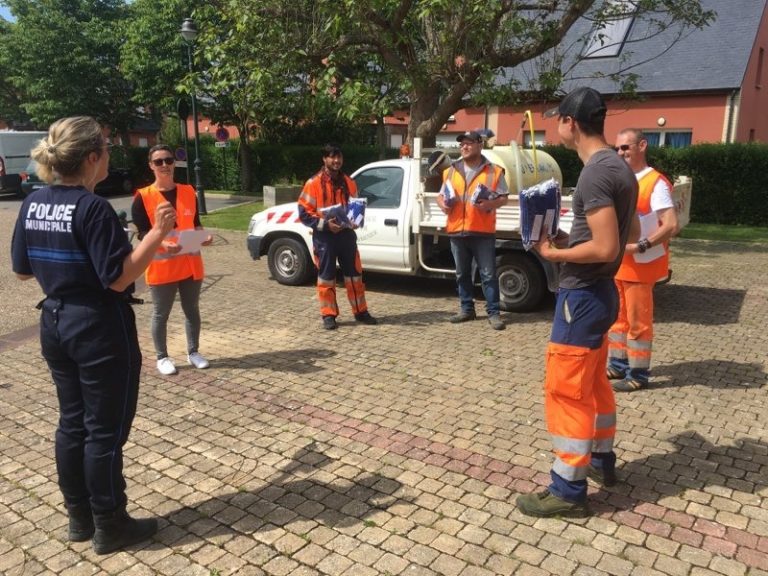 La Rivière St-Sauveur : Les agents municipaux se mobilisent pour livrer les masques