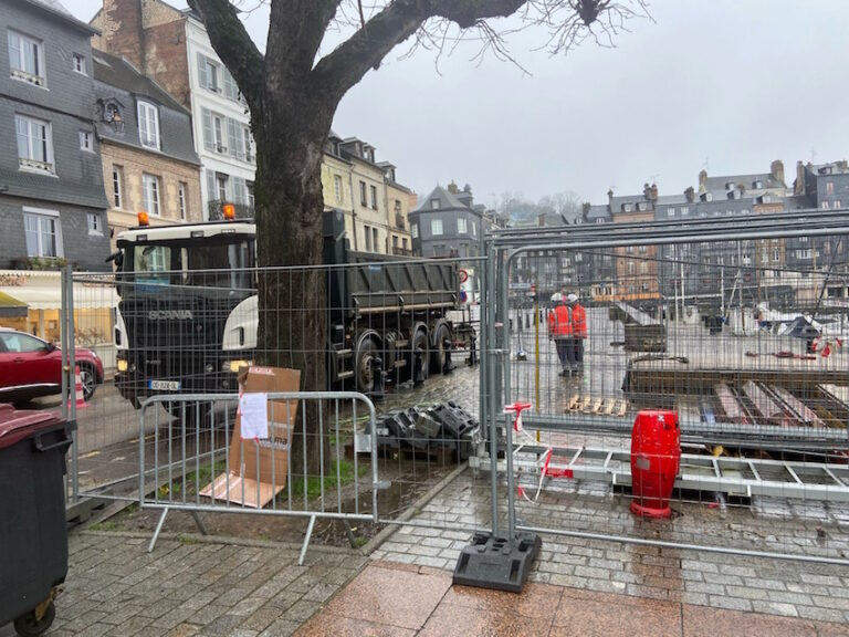 A Honfleur les travaux vont bon train…