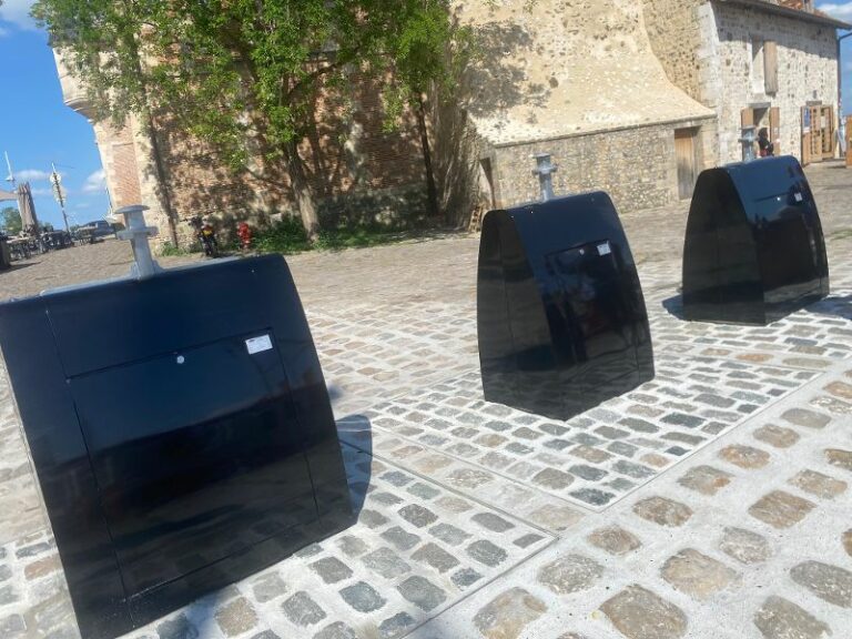 Honfleur : la CCPH-B inaugure les colonnes enterrées