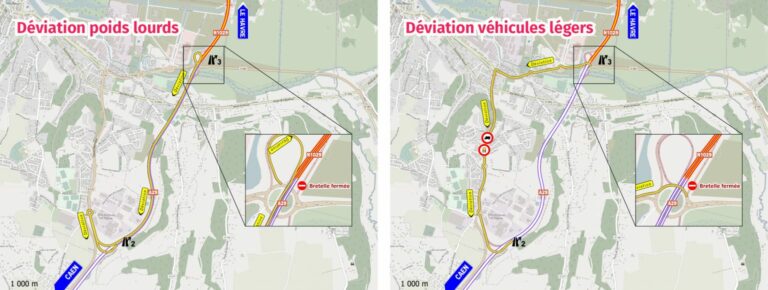 Honfleur : Mise en place d’une déviation pour accéder au Pont de Normandie