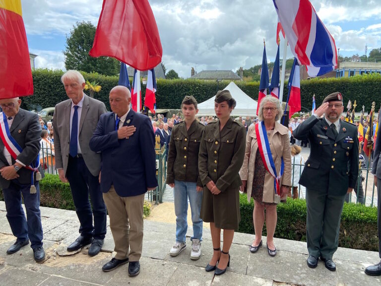 Honfleur : les Honfleurais présents pour le 80e anniversaire de la libération de la ville