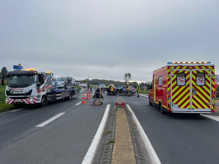 St Gatien des bois : 3 blessés dans un accident de la circulation