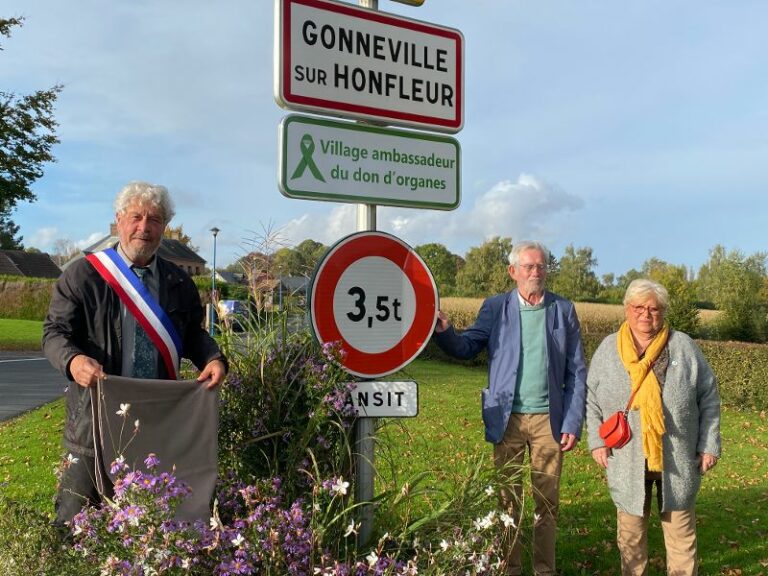 Gonneville-sur-Honfleur devient village ambassadeur du don d’organes