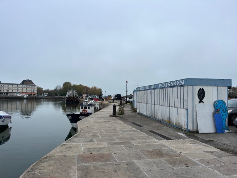 Honfleur : Les cabanes du marché aux poissons en stand-by…