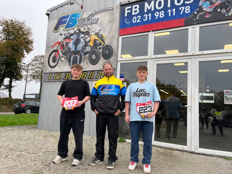 Ablon : Championnat de Normandie de Moto-cross : deux jeunes ablonnais sur le podium