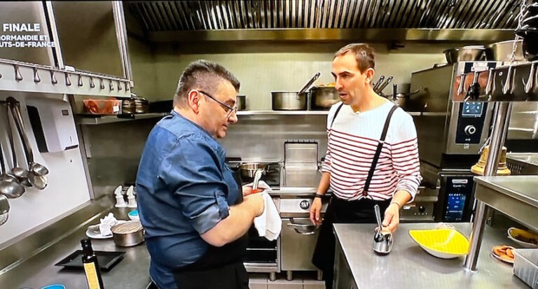 Honfleur : Thierry et Christophe terminent au pied du podium de l’émission culinaire « La meilleure cuisine régionale » sur M6