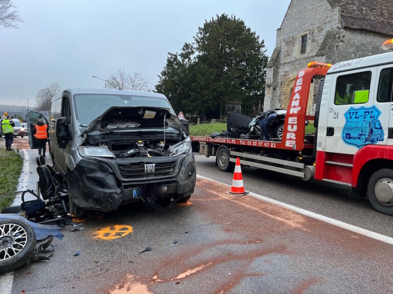 Fiquefleur-Equainville : un accident de la circulation fait un blessé grave